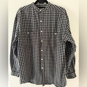 Men's Vintage Cactus Clothing Black and White Checkered Shirt